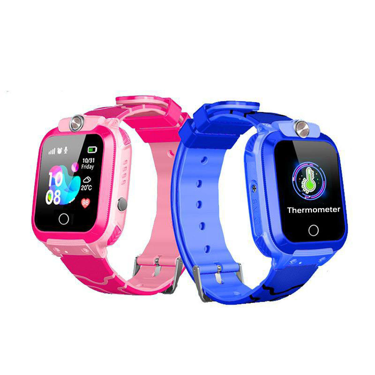 Bakeey YQT W01 Quick Body Temperature Tracker Anti-lost IP67 WaterproofKid Smart Watch Children Watc