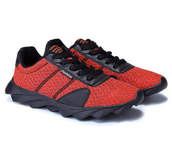 Chaussures de sport décontractées pour hommes en plein air avec lacets, respirantes et tendance pour la course et la randonnée.