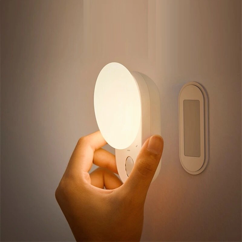 

Baseus Magnetic Night Lamp LED Sensor Induction Night Light Detachable Kitchen Light Cabinet Light For Bedroom Wardrobe