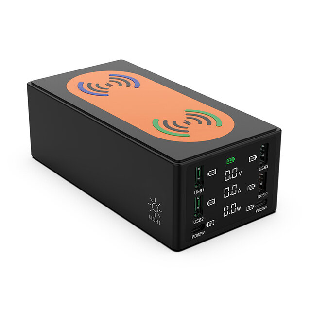 best price,bakeey,150w,in,ports,usb,pd,charger,15w,wireless,charger,discount