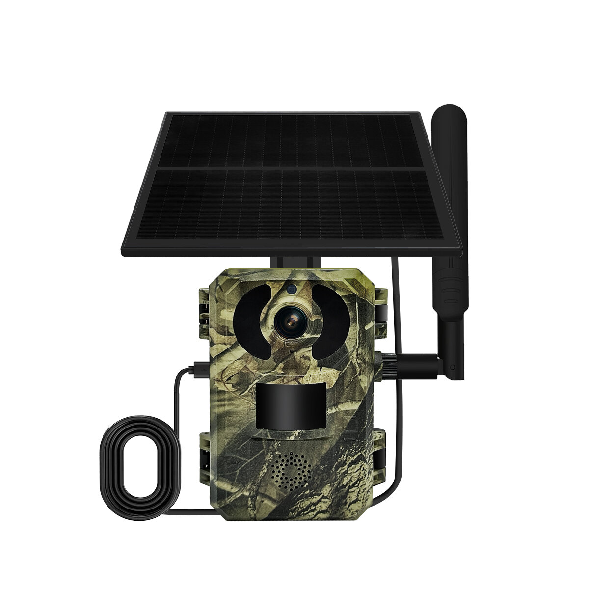 

ESCAM QF380 4G Hunting Camera 4MP PIR Motion Detection Night Vision Two-way Audio IP66 Solar Powered Wireless Wild Anima