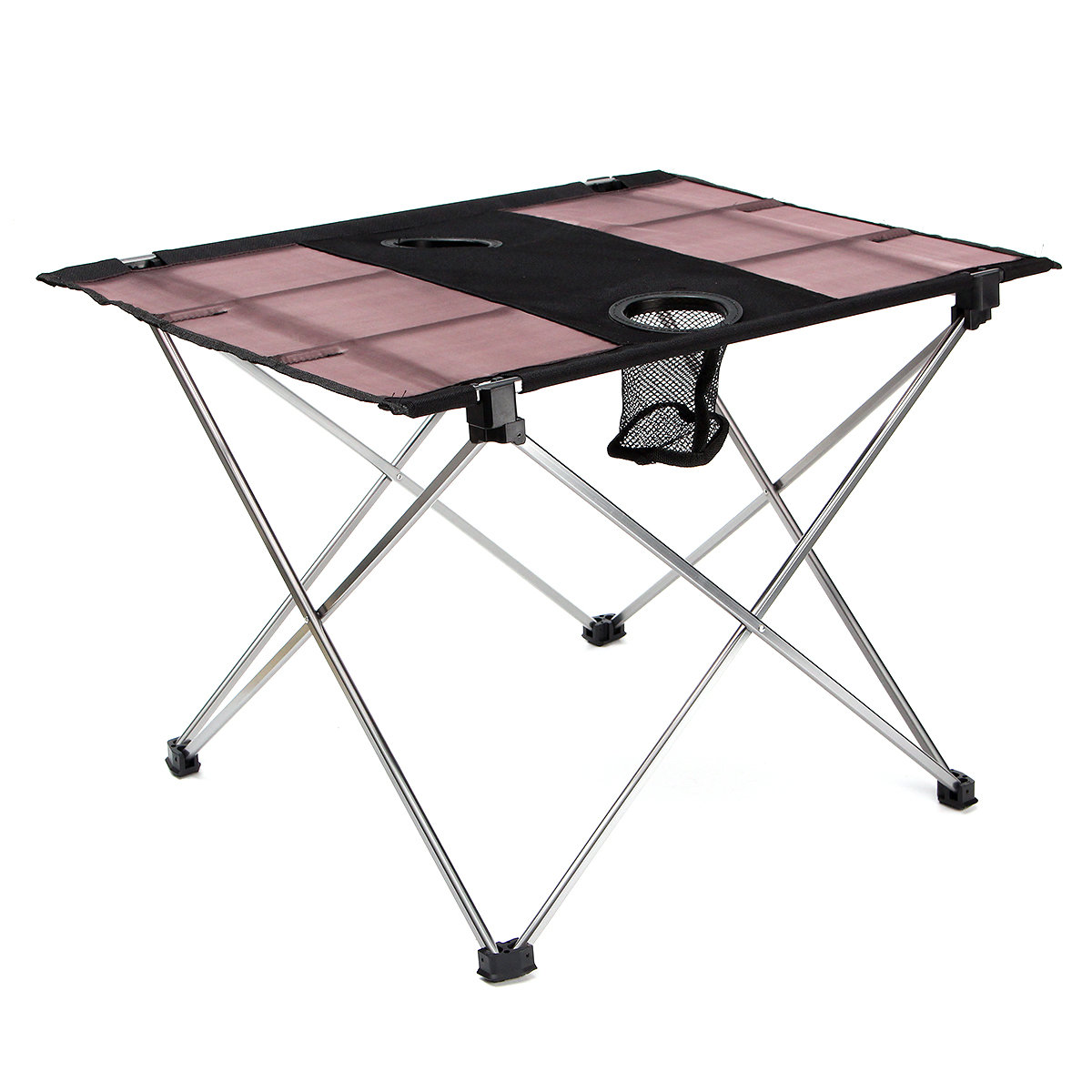 Mesa plegable portátil para exteriores, mesa plegable para picnic, aleación de aluminio ultraligera para senderismo cámping