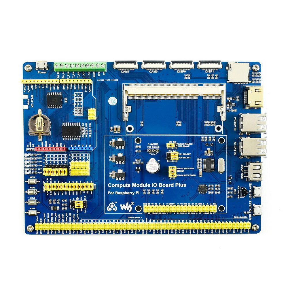 Waveshare? Compute Module 3-uitbreidingskaart compatibel voor Arduino Compute Module IO-kaart V3
