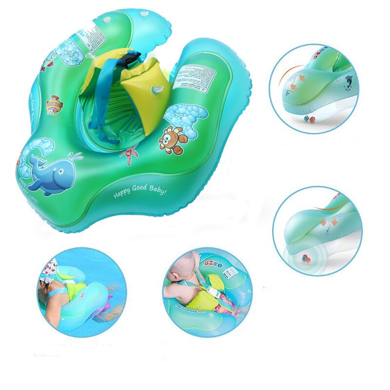 

Baby Inflatable Swimming Ring Safety Waist Air Mattress Float RaftSwim Summer Water Fun Toy Kids Toddlers Seat