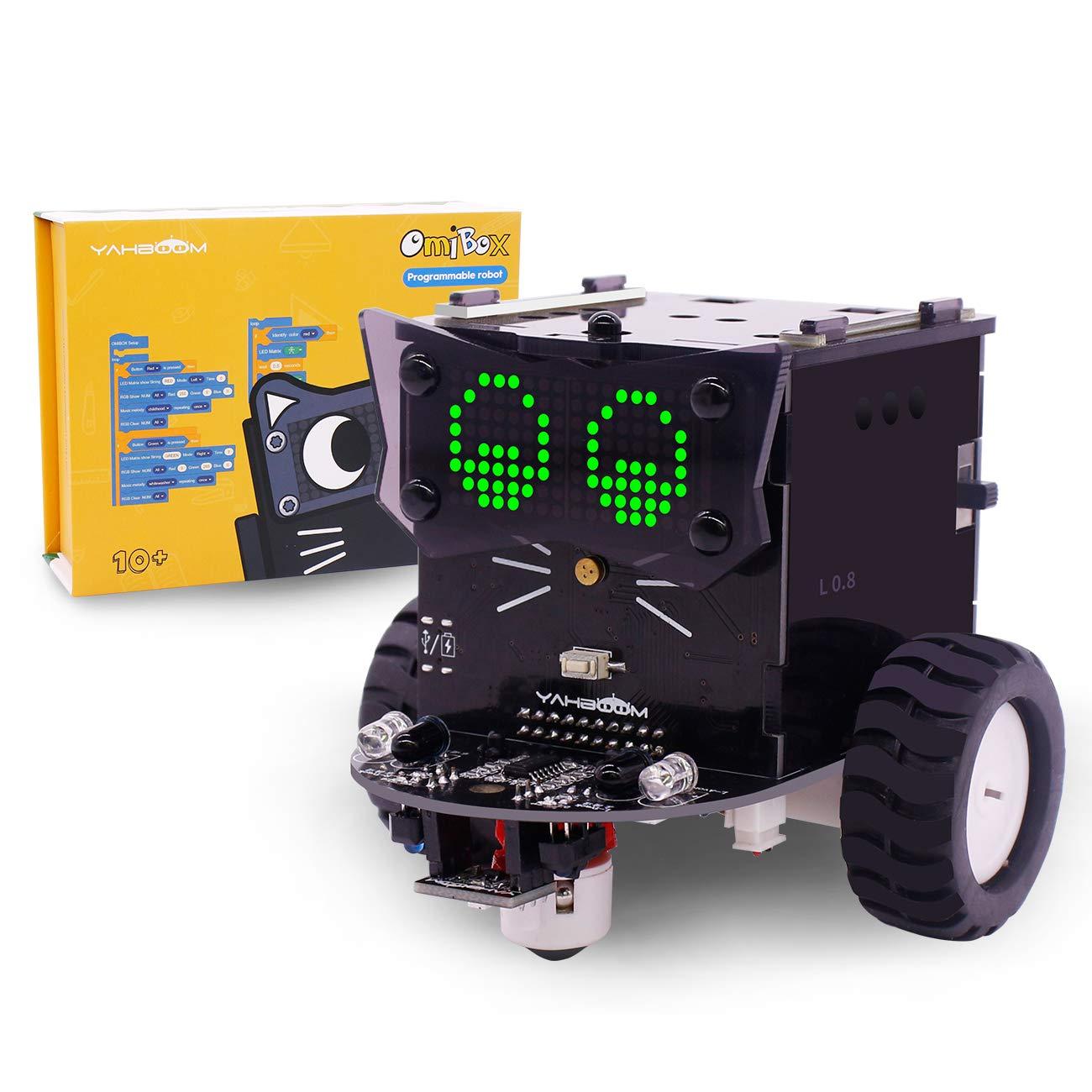 

Программируемый робот Yahboom Omibox Набор для детей на базе Scratch 3.0 для STEAM Education DIY Игрушка Авто с обучающе