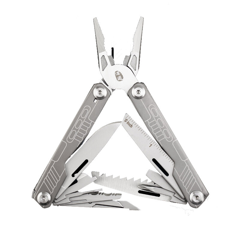 HX OUTDOORS 16-in-1 Multi-tools Outdoor Tactical Pliers Pocket EDC Knife With Scissors Saw Opener Screwdrivers Camping Survival Tools