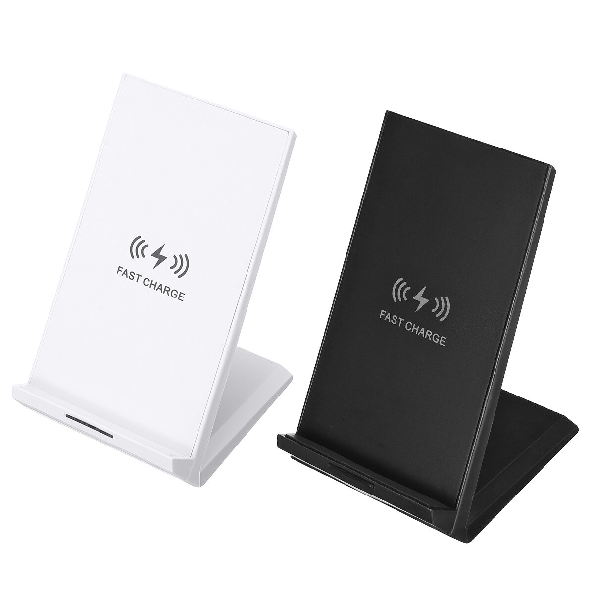 Bakeey 30W Double Coil Qi Wireless Charger Vertically Quick Charging Stand Dock Phone Holder For iPhone 11Pro Max 12 12P