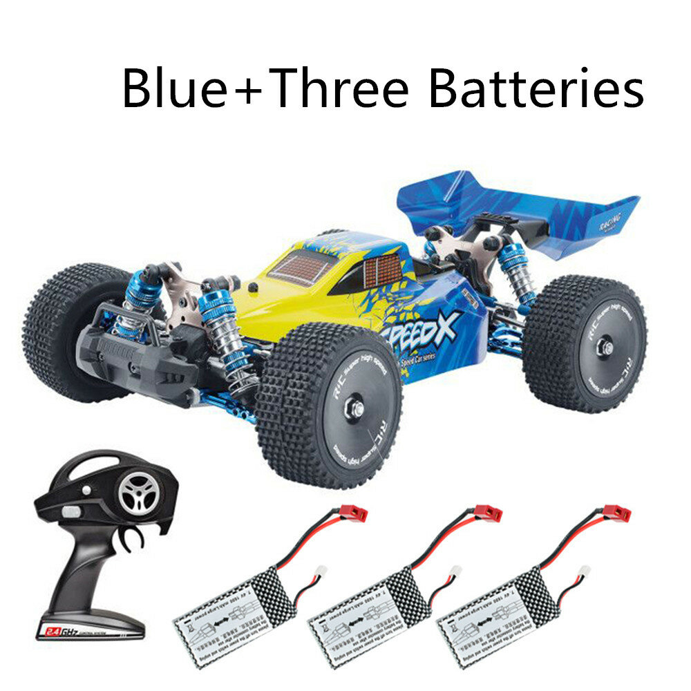 XLF F16 1/14 2.4GHz 4WD RTR Red + 3 Battery