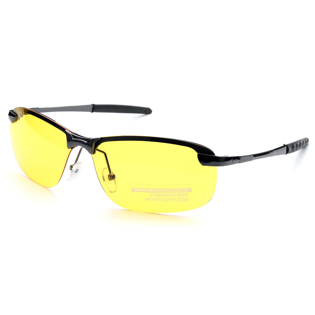 UV400 Polarisierte Sonnenbrille, die Tag und Nacht eine Sonnenbrille fährt