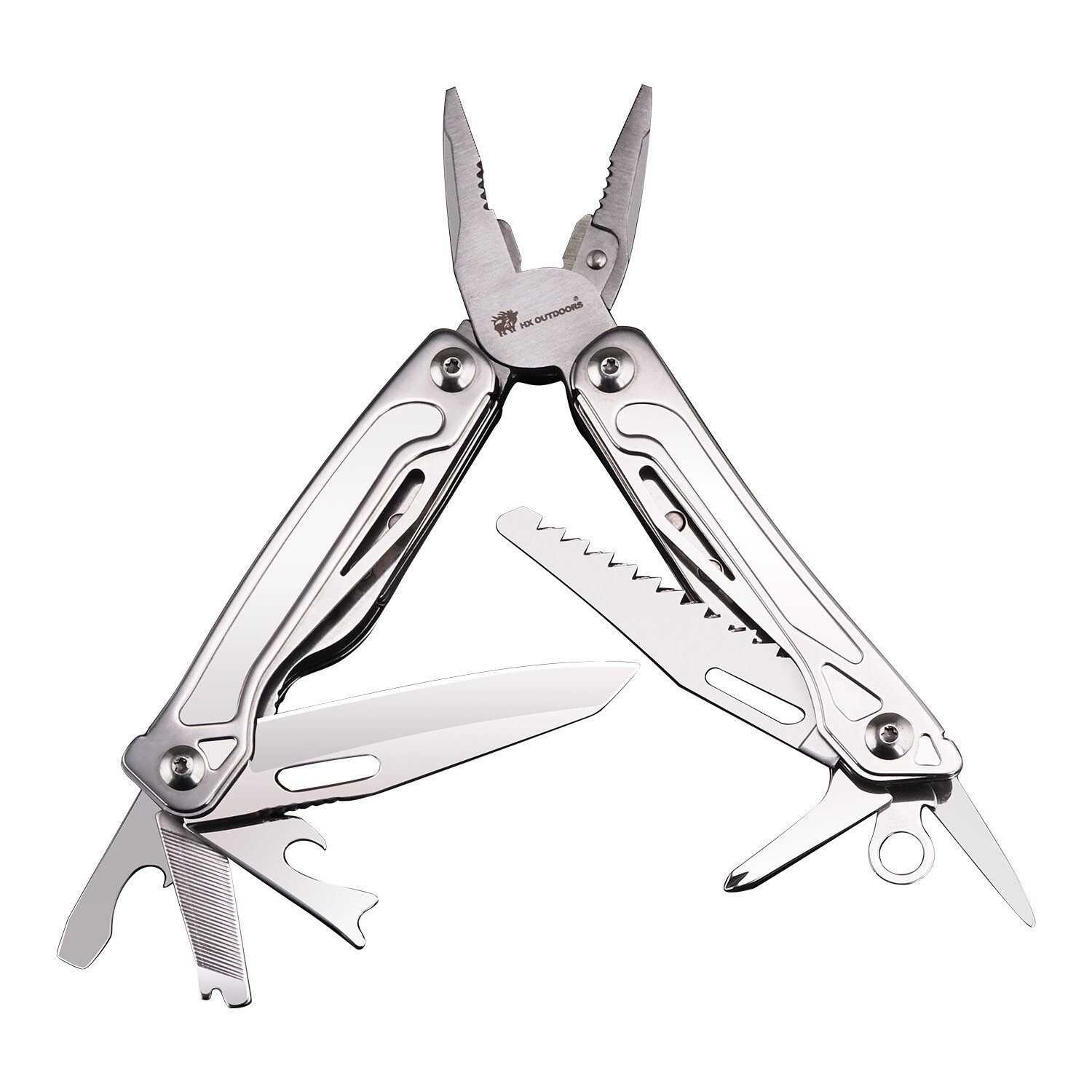 

HX OUTDOORS 14 in 1 Car Multi Lightweight Folding Pliers/ Knife /Scissors Household Outdoor Survival Camping Bicycle Fis