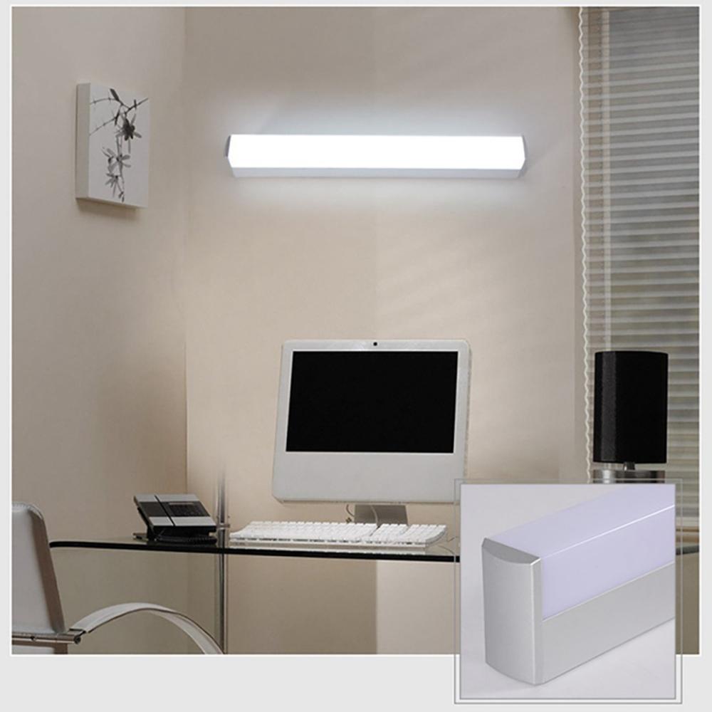 AC85-265V 12W 25CM Modern LED Mirror Bathroom Wall Lamp Bedside Corridor Aisle Lamp Waterproof Fixtu