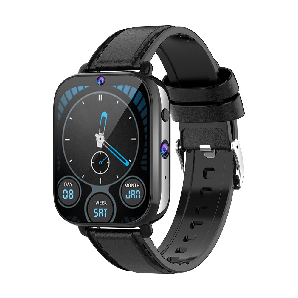 Rogbid King Ceramic Case 1.75 inch 320*385px Screen Android Smartwatch Heart Rate SpO2 Monitor Dual Cameras GPS GLONASS