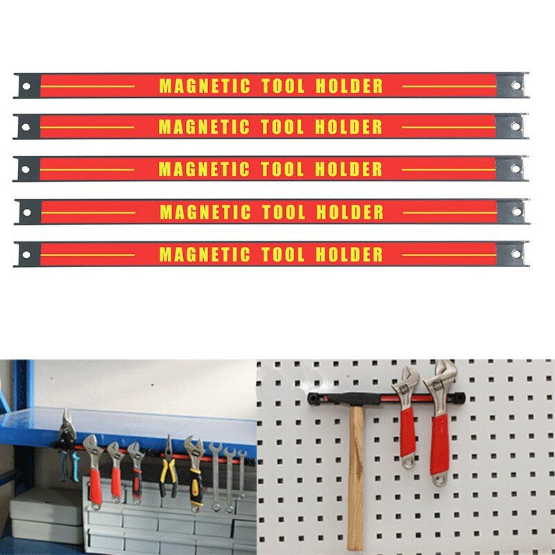 3Pcs Magnetic Tool Holder Bar Organizer Storage Rack Knife Wrench Pliers hand Tool Storage