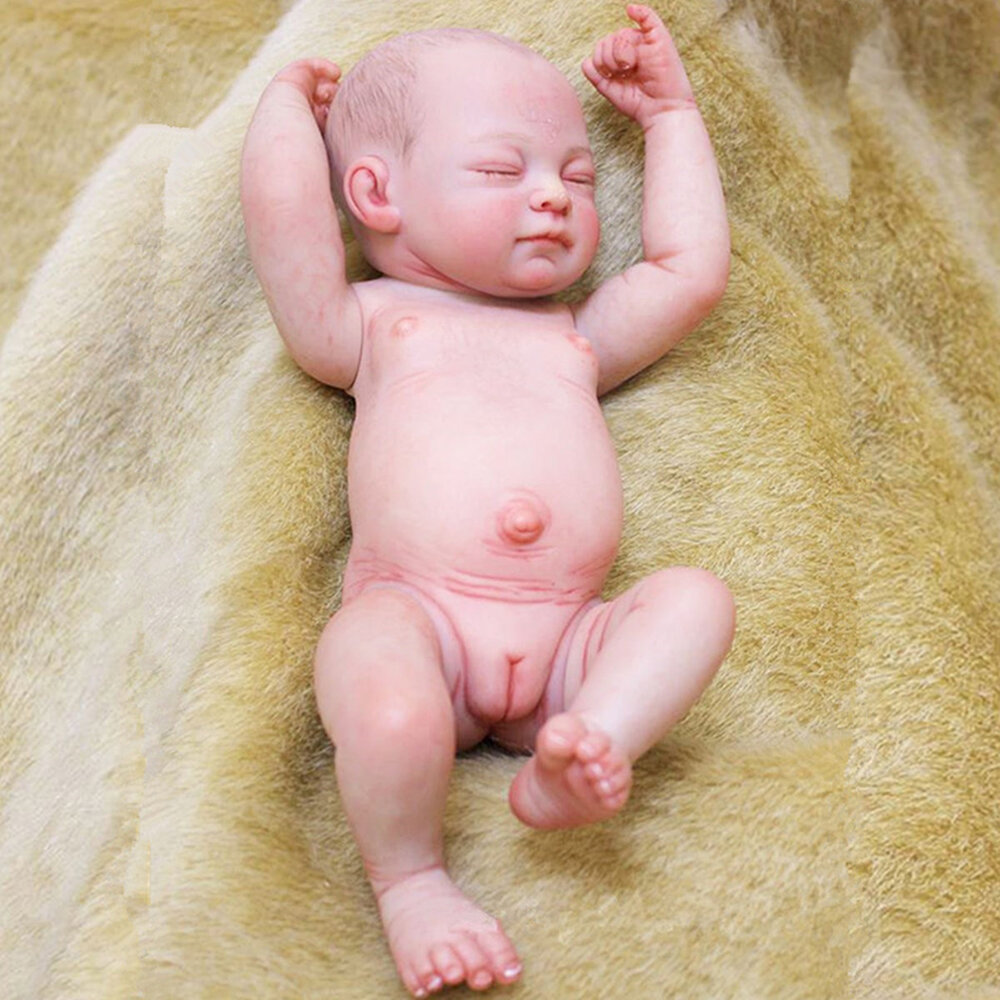 Image of 10inch Baby Puppe Real Life Soft Silikon Puppe Baby Realistic Handmade Baby Puppe Spielzeug
