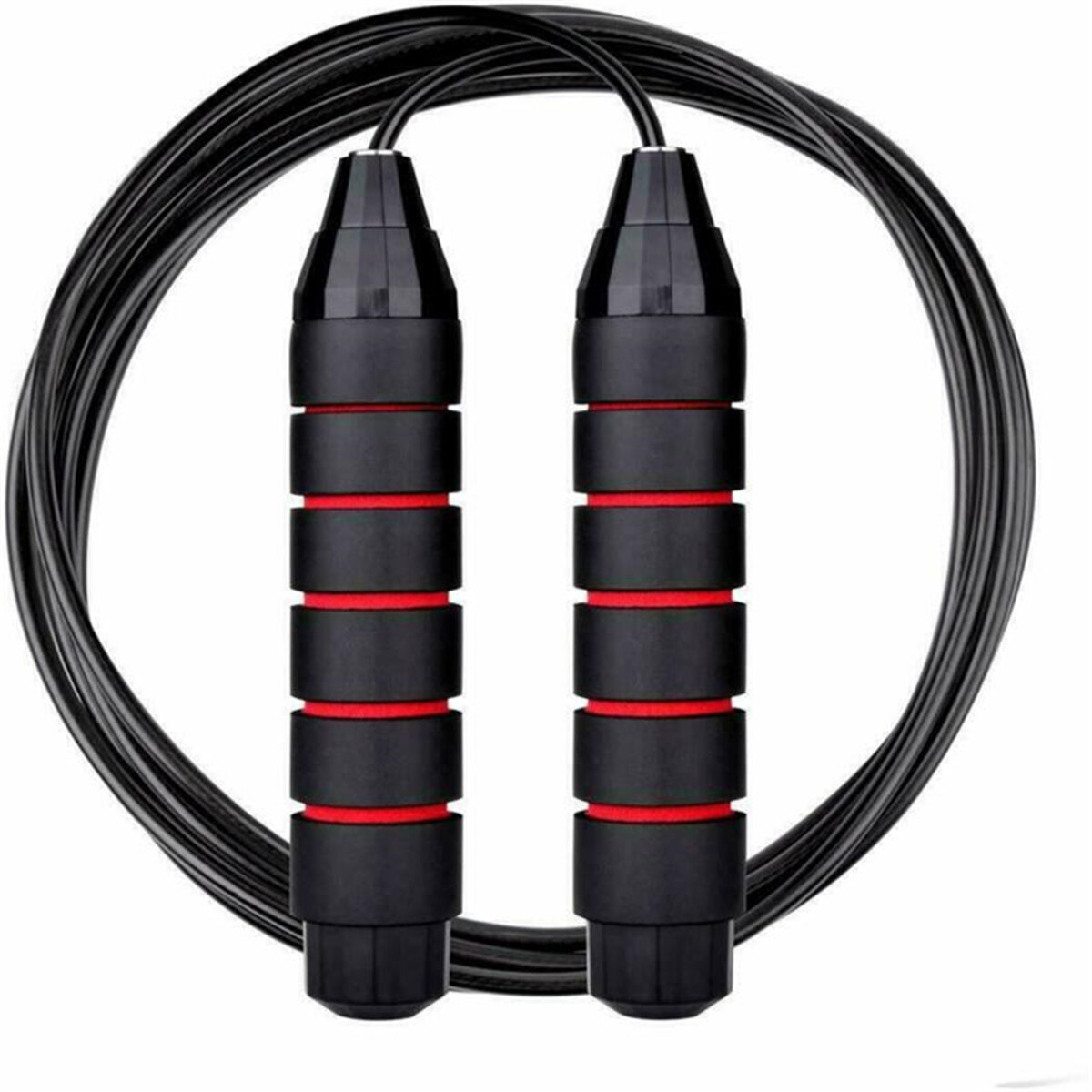 10ft Jump Rope Boxing Weighted Ball Bearing Beaded Rope Jumping Fitness Gym Exercise Tools