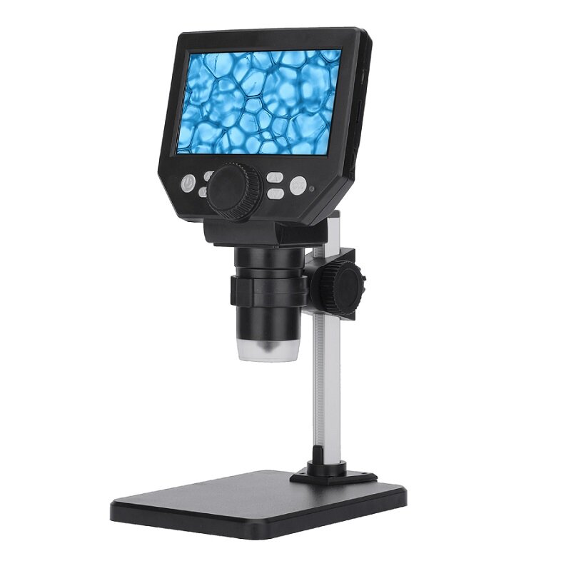 MUSTOOL G1000 Portable Digital Microscope 4.3" Electronic HD Video Microscopes 1－1000X HD 8MP Borescope Magnifier Camera Mobile Phone Repair Microscope