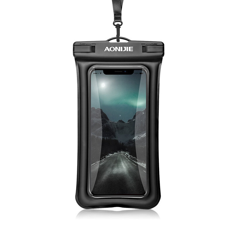 AONIJIE E4104 Waterdichte telefoontas met aanraakscherm 30 m onderwater voor iphone Huawei Samsung