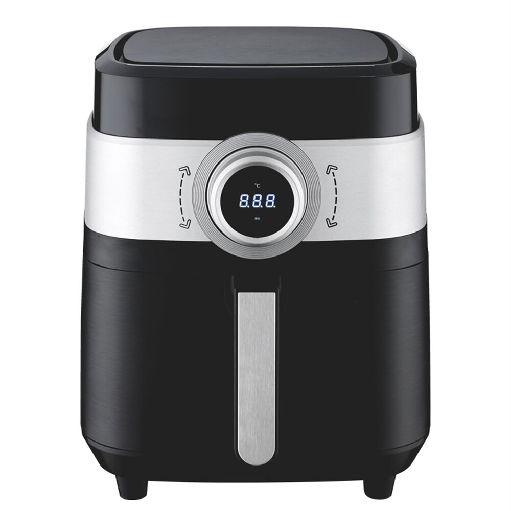 

DSP KB2088 6.5L Air Fryer 1800W Oil Free Stainless Steel Electric Hot Air Fryers Oven Cooker 360° Hot Air with Non-Stick