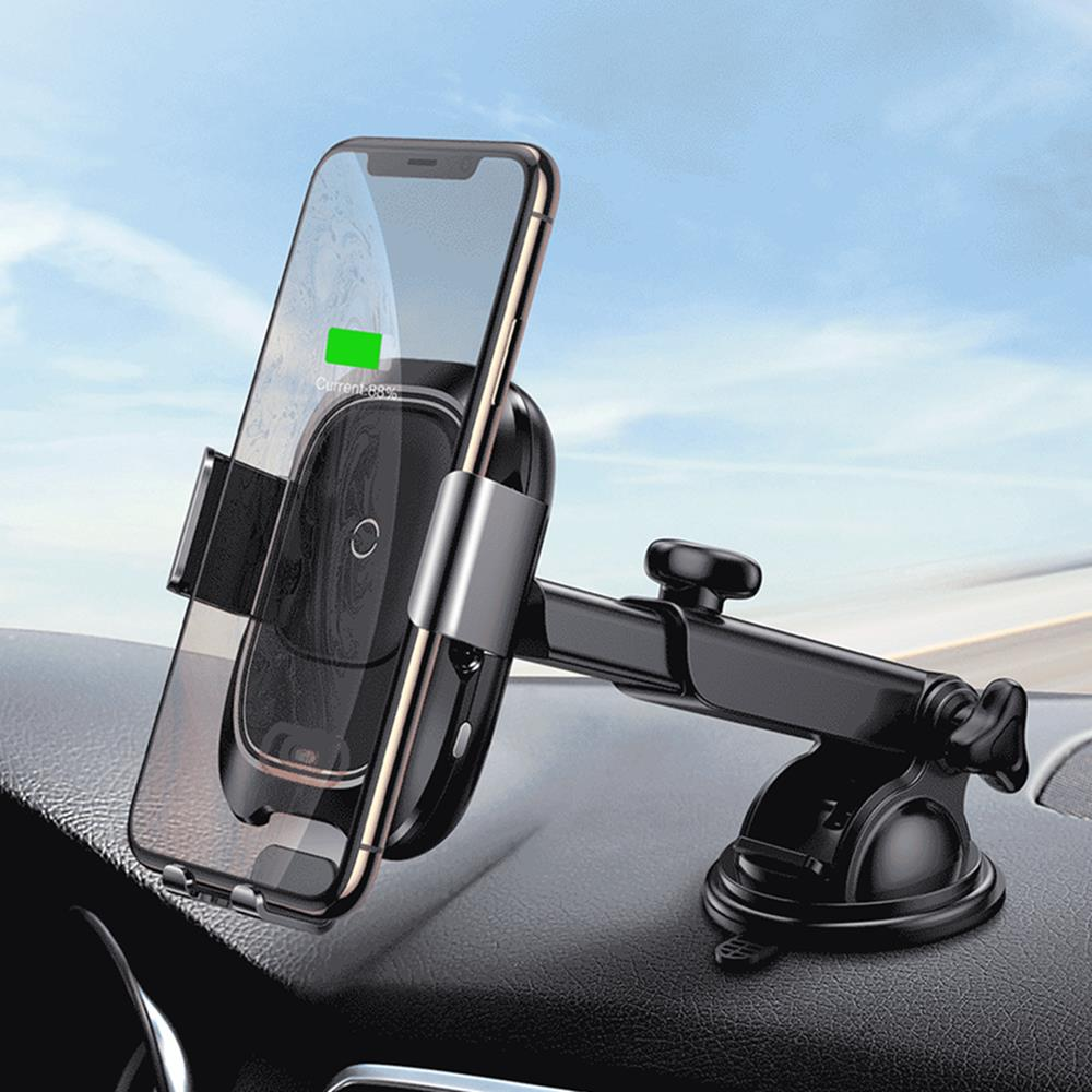 best price,baseus,10w,qi,wireless,charger,car,phone,holder,discount