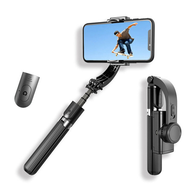 L08 Handheld Uitschuifbare Bluetooth Aluminium Statief Selfie Stick voor Mobiele Telefoon Schieten S