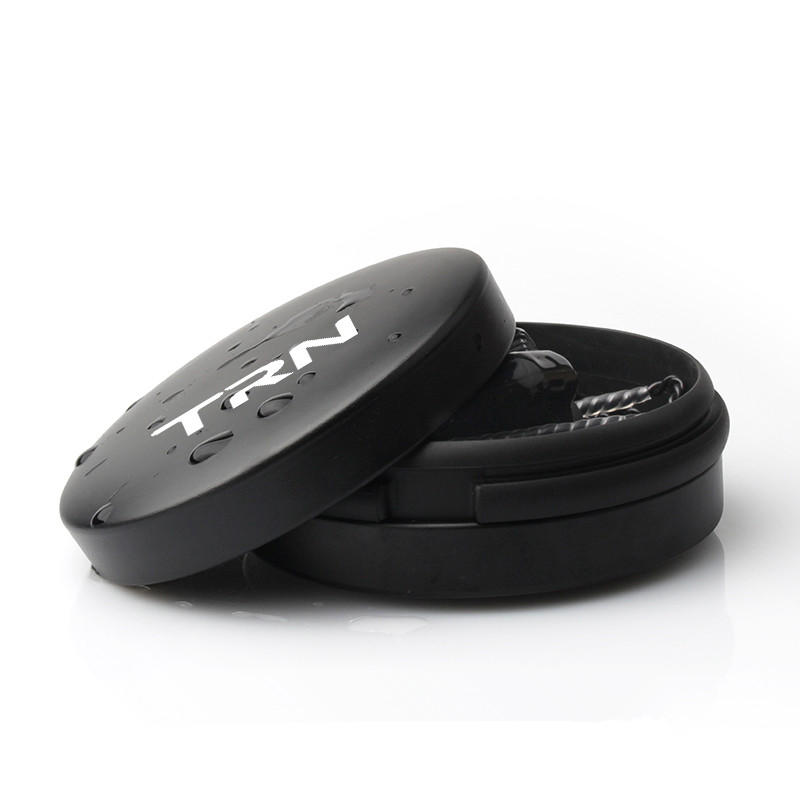 TRN Mini waterdichte aluminium oortelefoon opbergtas voor hoofdtelefoon