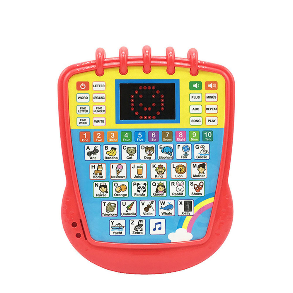 LED Engels Leren Machine kinderen Vroege Onderwijs Punt Leesmachine Engels Tablet Kid Leisure Educat
