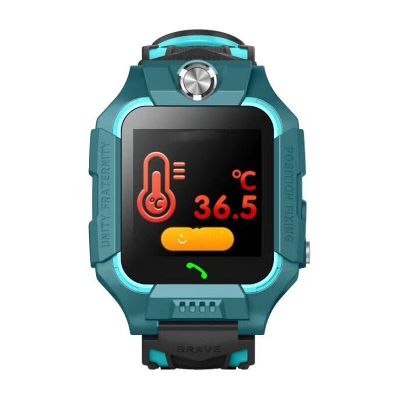 Bakeey FZ5 Thermometer Temperatuurmeting Kinderhorloge S0S GPRS Real-time positionering Smart Watch