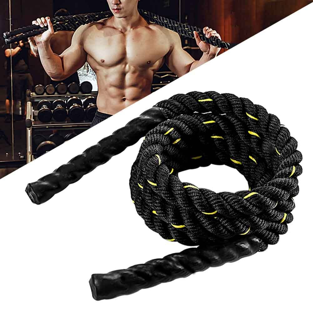 2.8/3m Exercise Training Rope Heavy Jump Ropes Adult Skipping Rope Battle Ropes Strength Muscle Buil