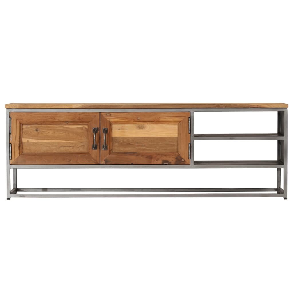 TV Cabinet Recycled Teak and Steel 47.2