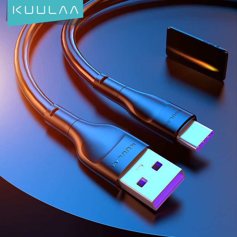 

KUULAA KL-X51-C 3A Type-C Fast Charging Data Sync Cable for iPhone12 Series for Samsung Galaxy S21 Note S20 ultra Huawei