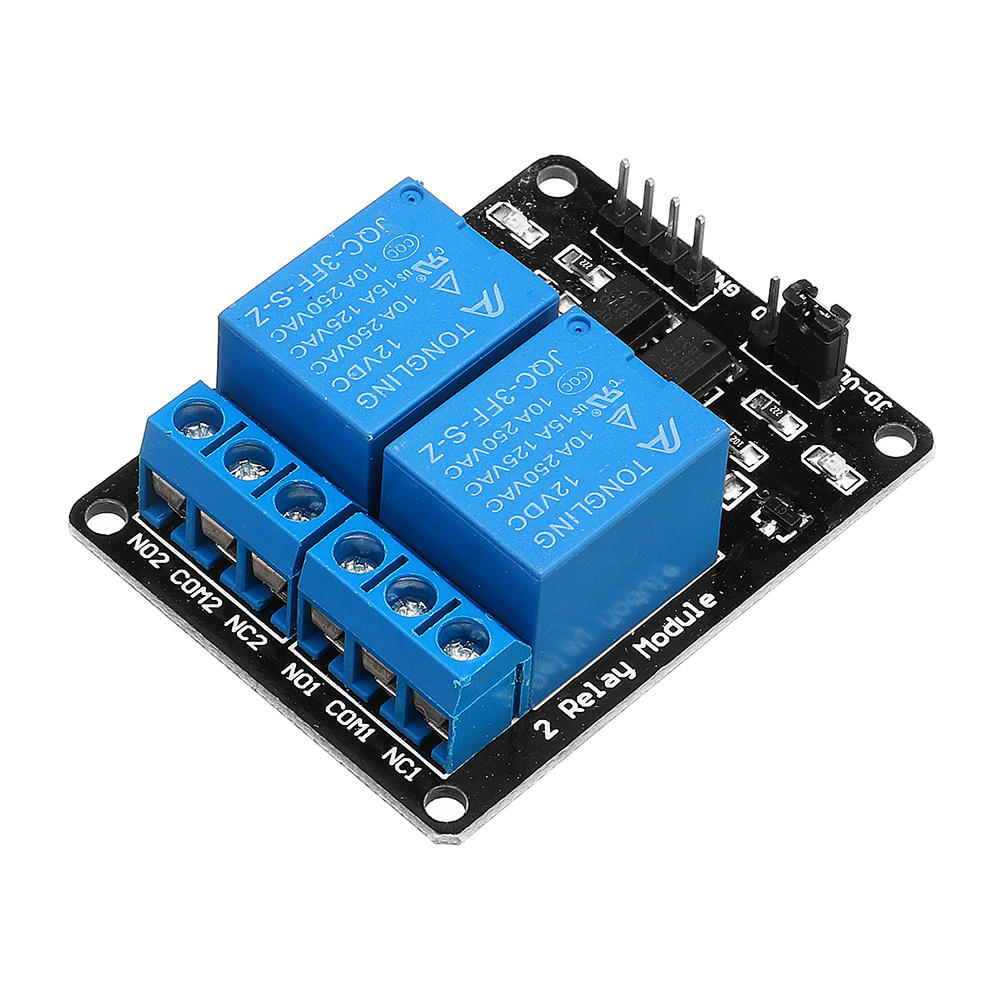 3pcs 2 Channel Relay Module 12V with Optical Coupler Protection Relay Extended Board Geekcreit for Arduino - products th