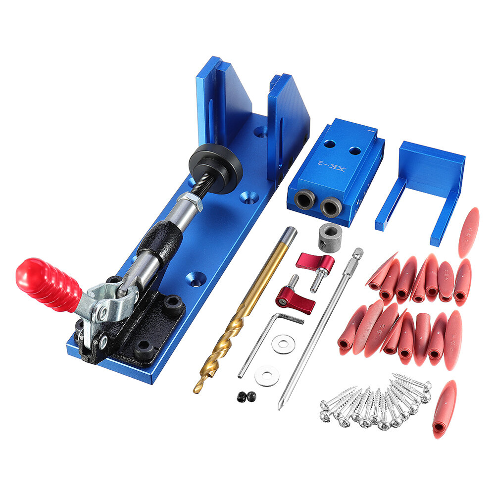 best price,pocket,hole,jig,with,toggle,clamp,and,step,drill,bit,coupon,price,discount
