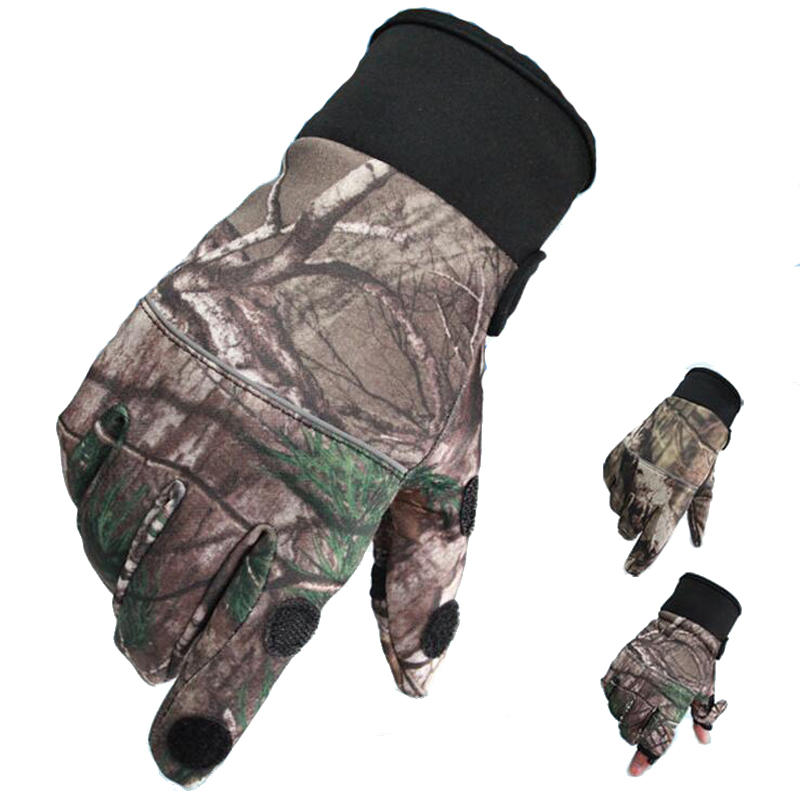 

BIKIGHT Camouflage Touch Screen Non Slip Cycling Gloves Hunting Fishing Gloves Waterproof Windproof Gloves