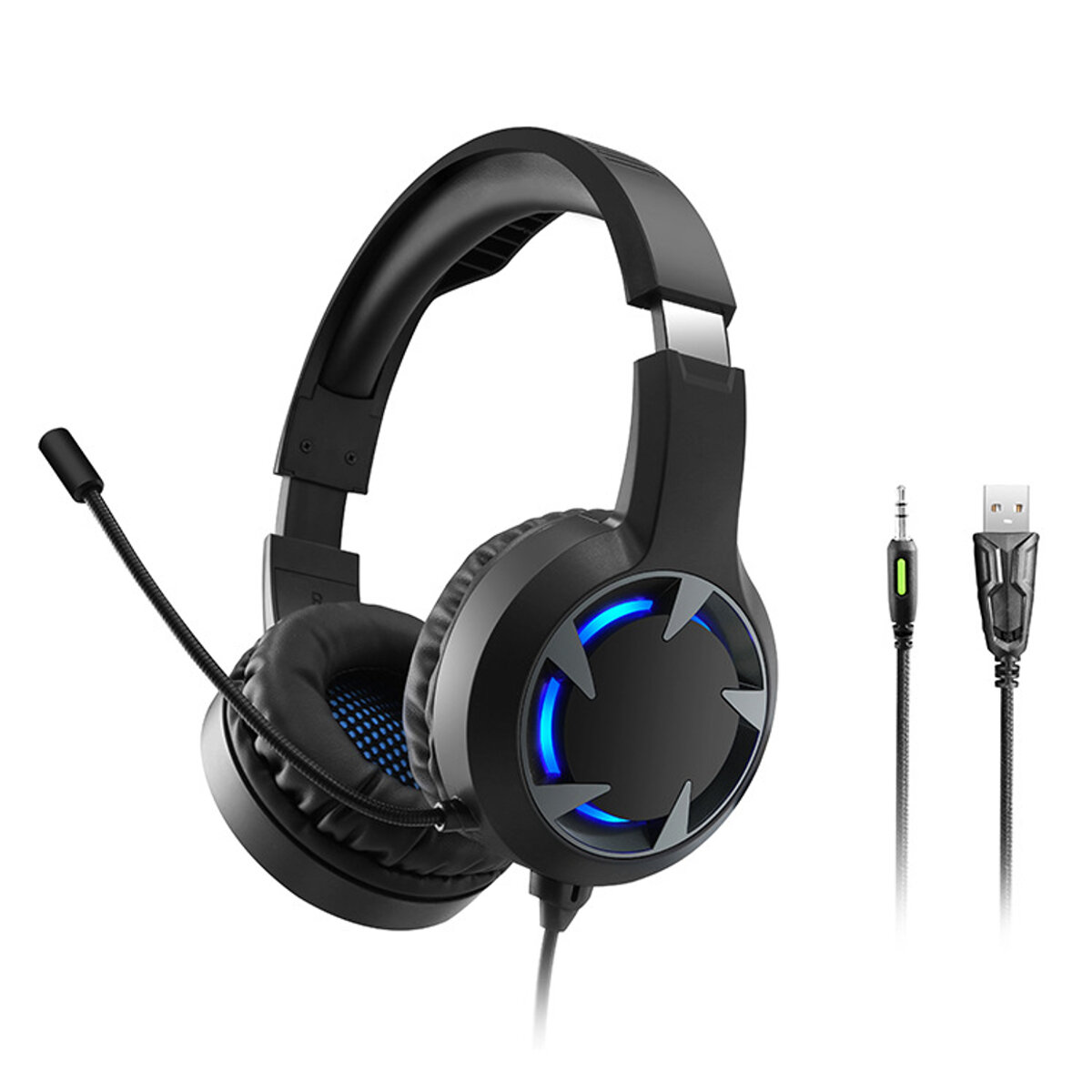 

Bakeey Wired Headphones Stereo Bass Surround Gaming Headset for PS4 New for Xbox One PC with Mic