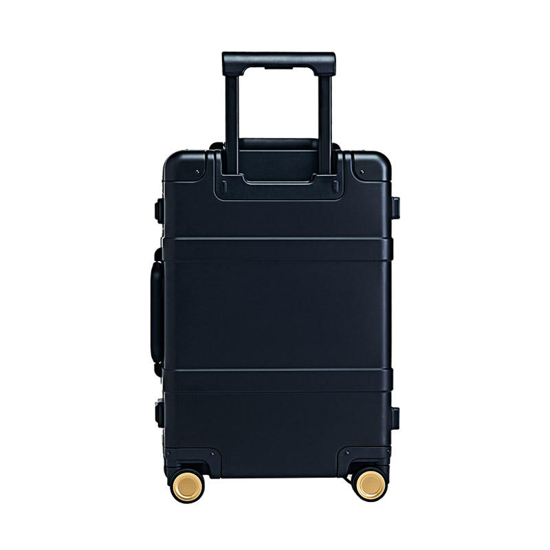 90FUN 20inch TSA Lock Travel Suitcase Aluminum Alloy PC Spinner Wheel Carry On Luggage