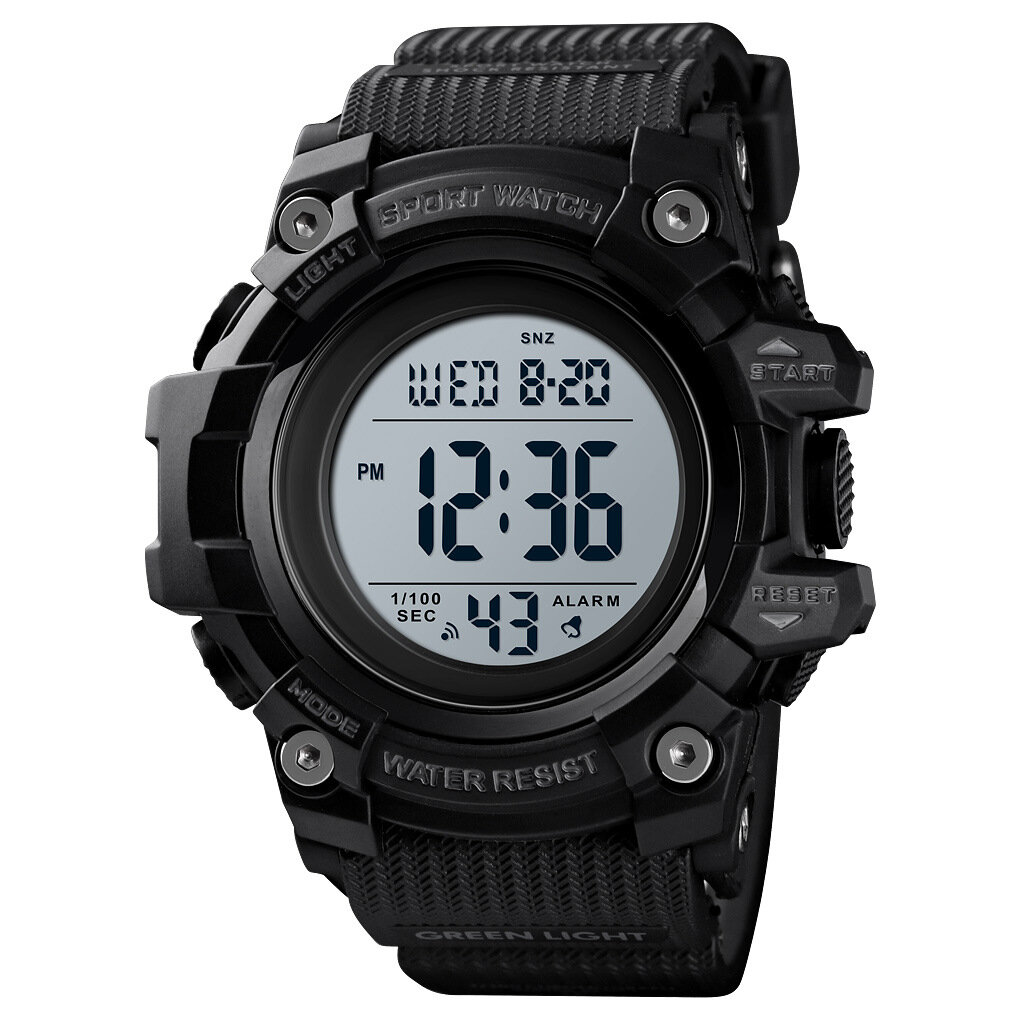 

SKMEI 1552 Sport Men Watch Waterproof Luminous Date Week Display Stopwatch Countdown Outdoor Digital Watch