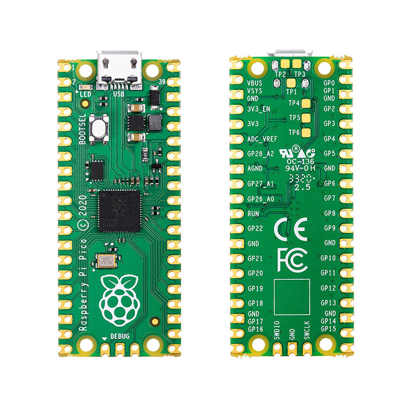 Pico Motherboard Raspberry Pi Pico Microcontroller Development Board DIY Expansion Breadboard Kit