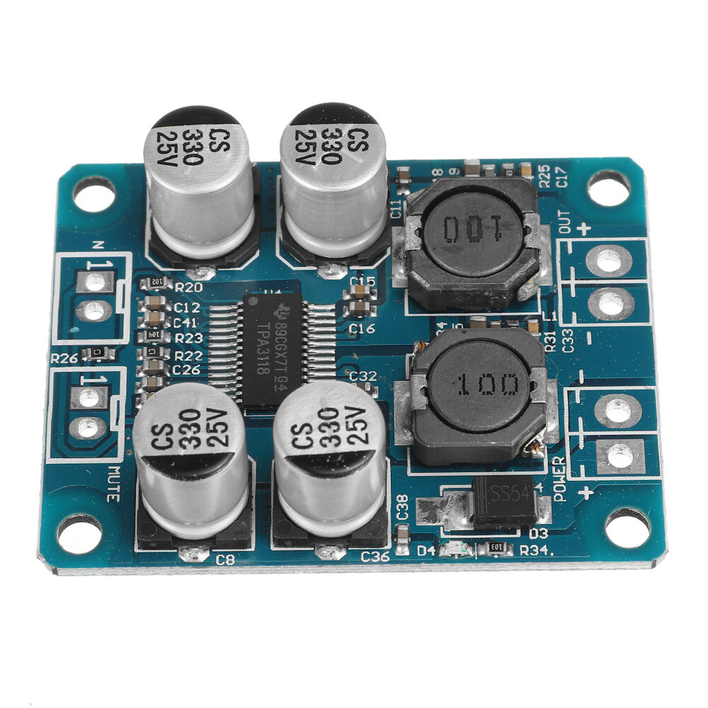 DC8-24V TPA3118 PBTL 60W Mono Digitale Audio Versterker Boord Versterker Module Chip Voor Arduino