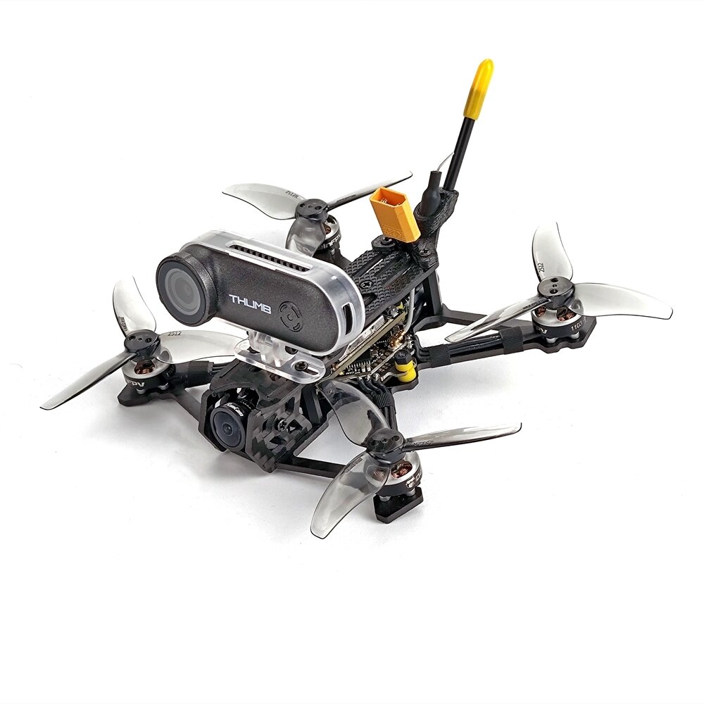 DarwinFPV TinyAPE Freestyle 2.5" 2-3S FPV Racing RC Drone with RunCam Nano4 1103 Motor 600mW VTX Thumb Camera Support ELRS