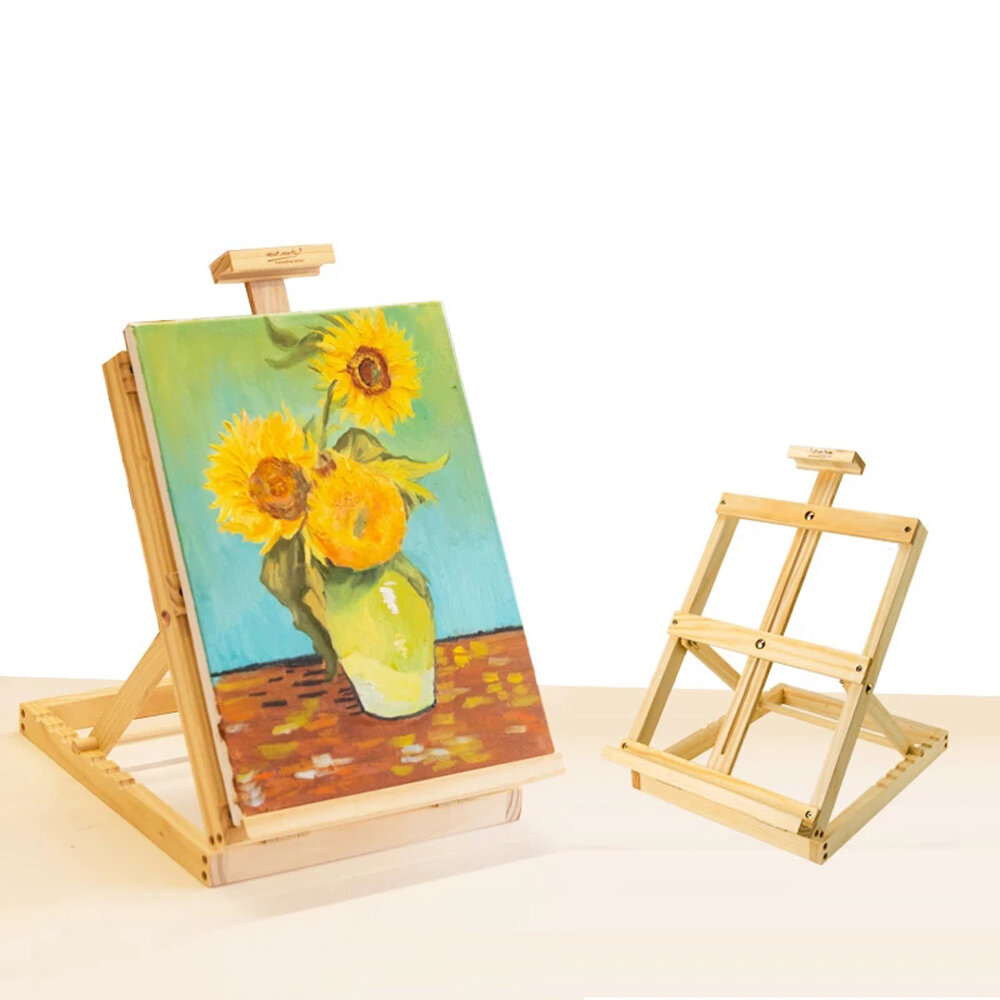 PSE3 Schildersezel Verstelbare houten schildersezel Accessoires Studio H-frame voor kunstbenodigdhed