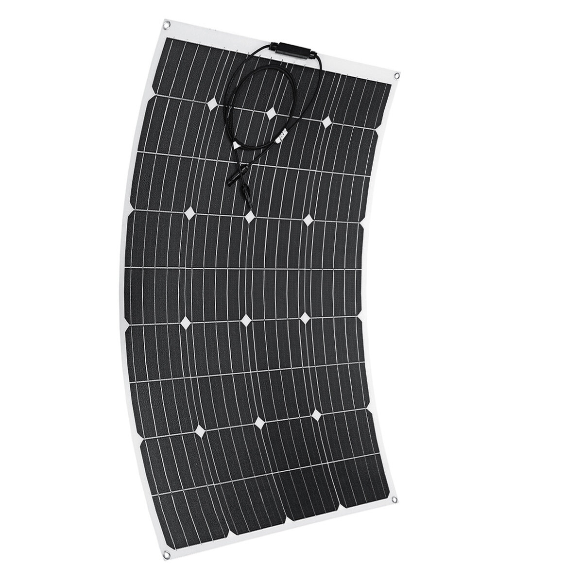 

100W 18V ETFE Sunpower Mono Солнечная Панель Батарея Зарядное устройство Домашнее На открытом воздухе Дом на колесах Лод