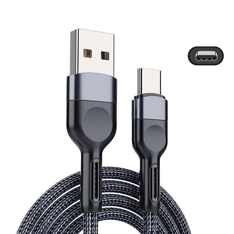 Bakeey USB naar USB-C-kabel Snel opladen Gegevensoverdracht Snoer Lijn 1 m/2 m lang Voor DOOGEE S88 