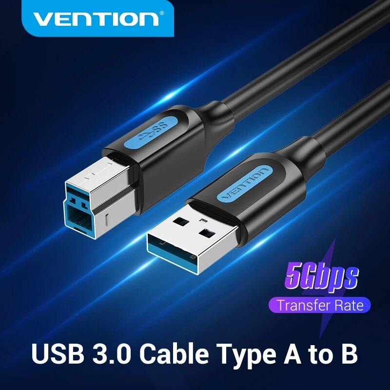 Ventie USB-printerkabel USB 3.0 Type A mannelijk naar B mannelijk USB-kabel Scanner Printerkabel