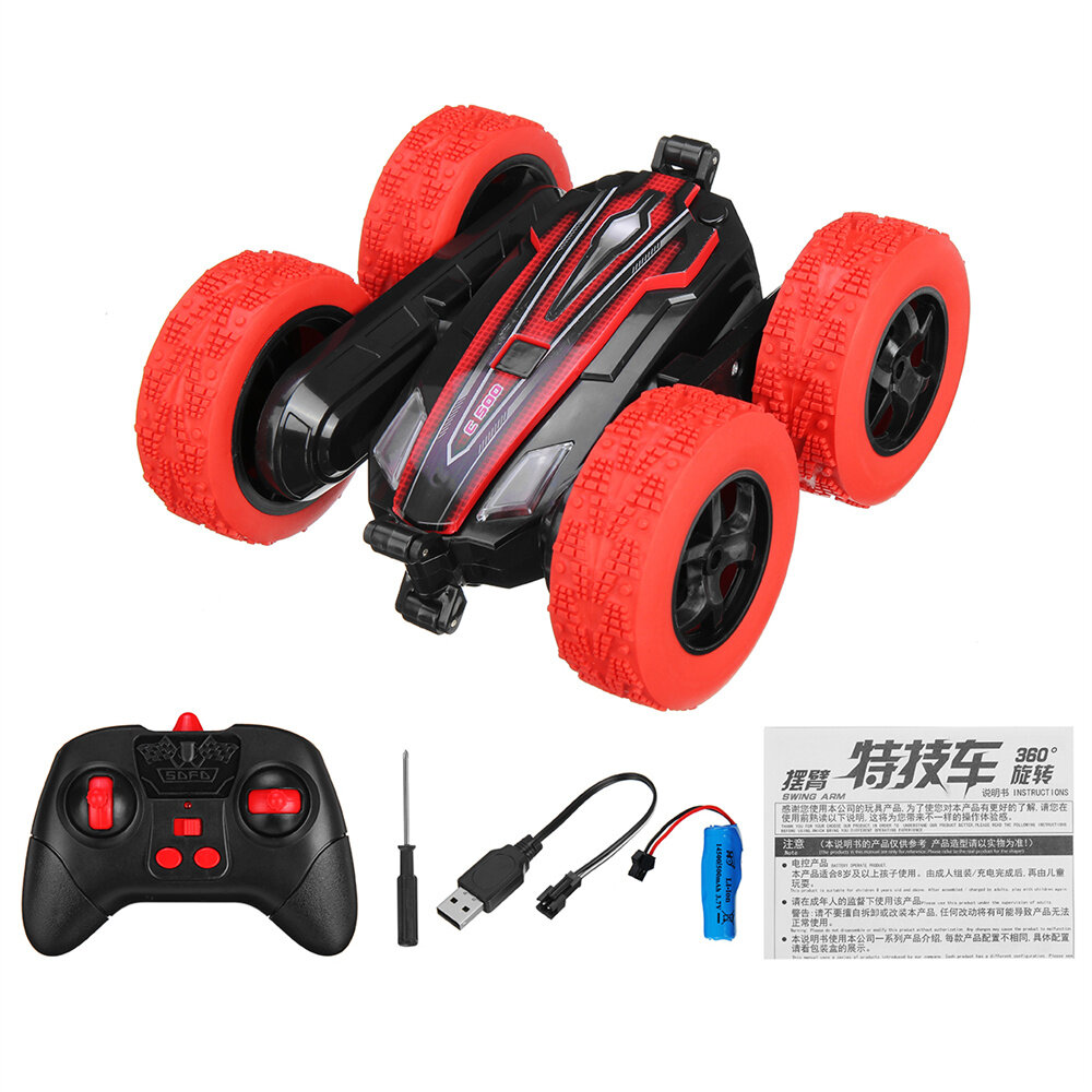 RC Stunt Car Remote Control Gesture Sensing Off-Road Climbing Dual Mode 360? Rotation LED Lights Toy