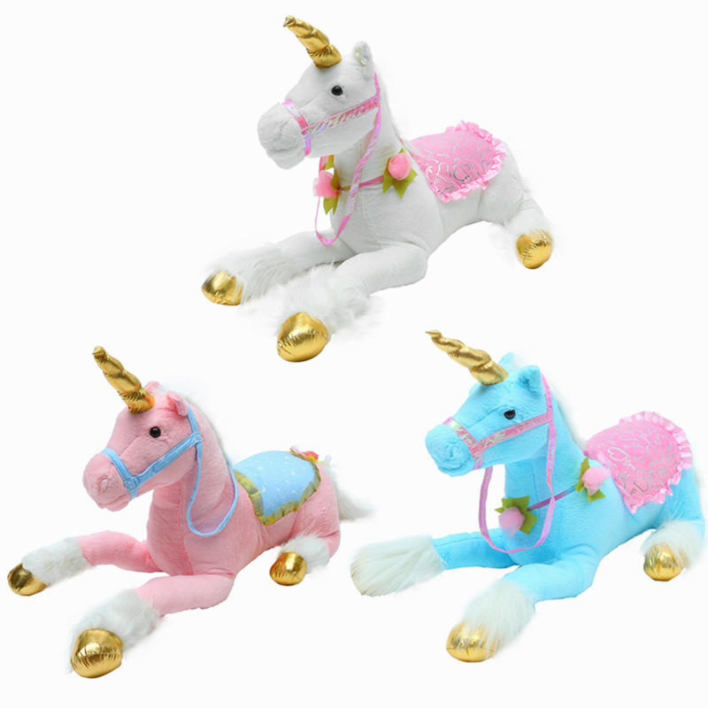 85 cm Stuffed Unicorn Soft Giant pluche dieren speelgoed Soft Dieren pop