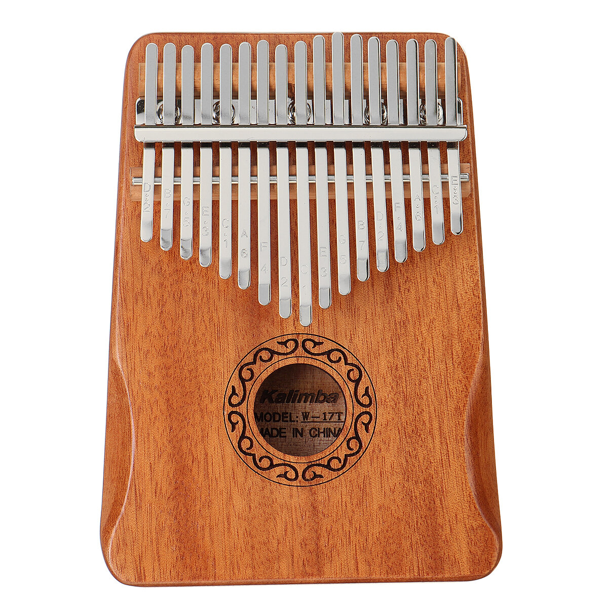 17 Key Kalimba Thum Finger Piano Beginner Praktische Wood Muscial Instrument Set