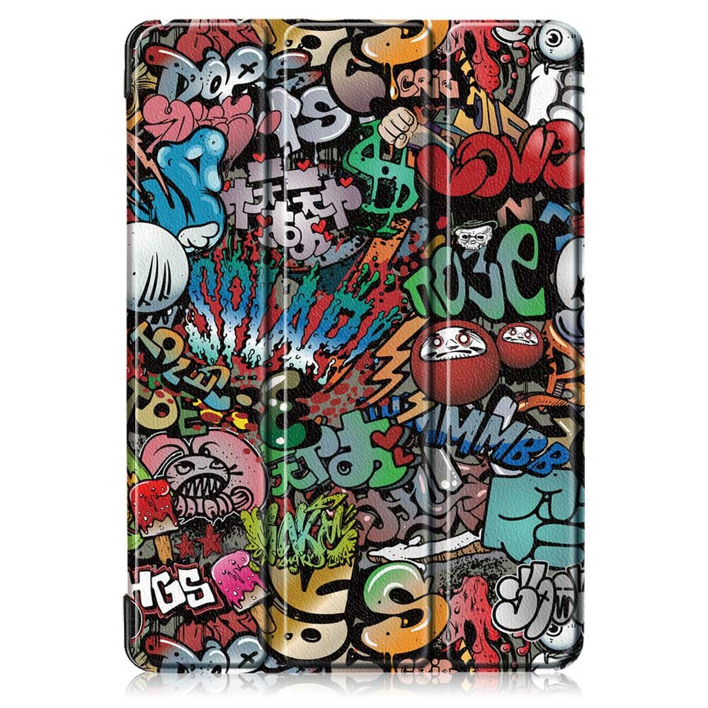 

Tri-Fold Printing Tablet Case Cover for Lenovo Tab E10 Tablet - Doodle