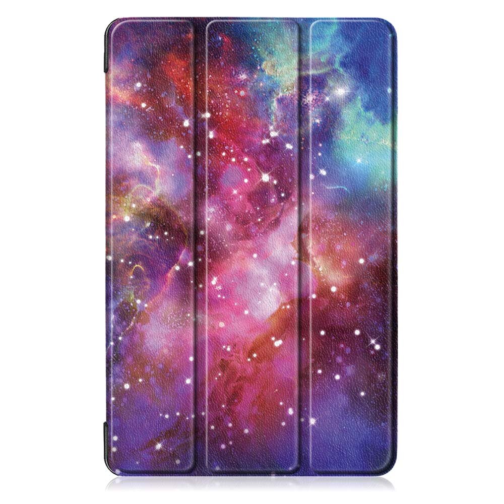 Tri-Fold Pringting Tablet Case Cover for Samsung Galaxy Tab A 10.1 2019 T510 Tablet - Galaxy