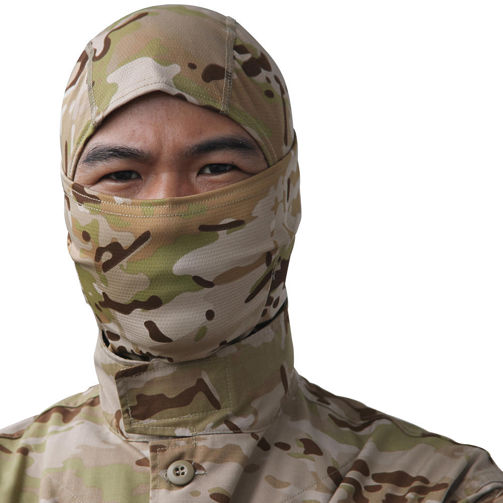 Tactische Full Face Mask Hood Hoofddeksels Caps Camouflage Jachtmuts Winter Neck Sjaal