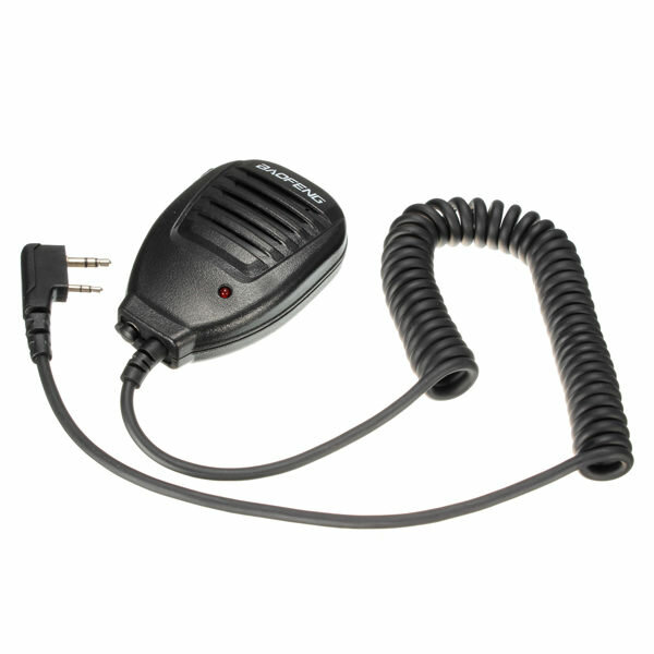 Microfono altoparlante portatile a due vie per radio Walkie Talkie a 2 pin per Motorola BAOFENG PUXING